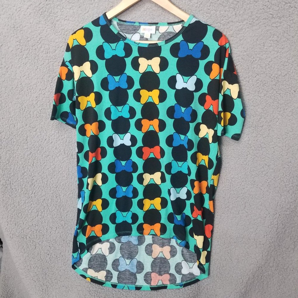 LULAROE Women's Minnie Mouse Head Tunic Top Size XXS